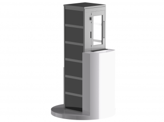 Шахтный подъемник для инвалидов VEARA EasyLift 4.0 в стеклянном исполнении
