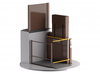 Вертикальная подъемная платформа для ММГН Veara EasyLift 1,2 м. цвет RAL 8017