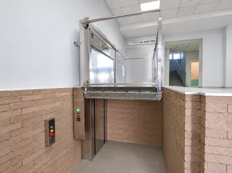 Вертикальная подъемная платформа для ММГН Veara EasyLift из нержавеющей стали