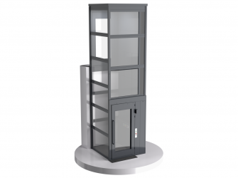 Шахтный подъемник для инвалидов VEARA EasyLift 4.0 в стеклянном исполнении