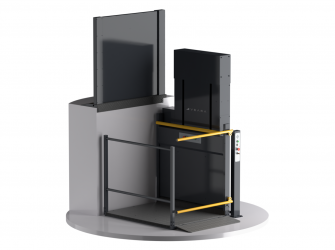 Вертикальная подъемная платформа для ММГН Veara EasyLift 1,2 м. цвет RAL 7024