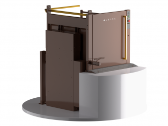 Вертикальная подъемная платформа для ММГН Veara EasyLift 1,2 м. цвет RAL 8017
