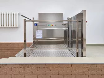Вертикальная подъемная платформа для ММГН Veara EasyLift из нержавеющей стали