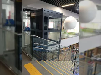 Шахтный подъемник для инвалидов VEARA EasyLift 4.0 в стеклянном исполнении