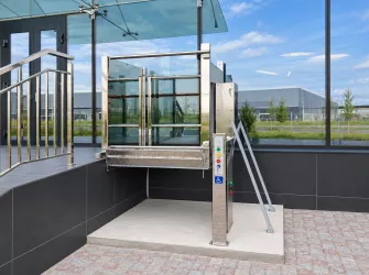 Вертикальная подъемная платформа для ММГН Veara EasyLift из нержавеющей стали