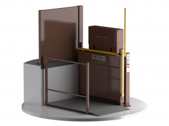 Вертикальная подъемная платформа для ММГН Veara EasyLift 1,2 м. цвет RAL 8017