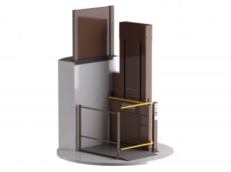 Вертикальная подъемная платформа для ММГН Veara EasyLift 2 м. цвет RAL 8017