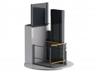 Вертикальная подъемная платформа для ММГН Veara EasyLift 2 м. цвет RAL 7024