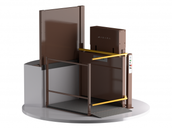 Вертикальная подъемная платформа для ММГН Veara EasyLift 1,2 м. цвет RAL 8017
