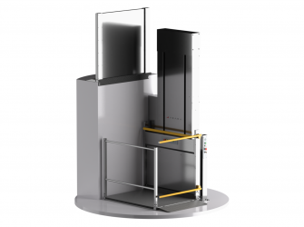 Вертикальная подъемная платформа для ММГН Veara EasyLift из нержавеющей стали