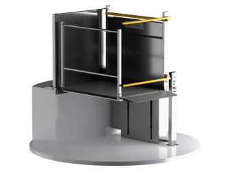 Вертикальная подъемная платформа для ММГН Veara EasyLift из нержавеющей стали