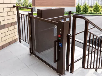 Вертикальная подъемная платформа для ММГН Veara EasyLift 2 м. цвет RAL 7024