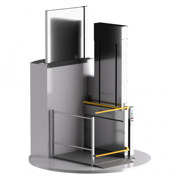 Вертикальная подъемная платформа для ММГН Veara EasyLift из нержавеющей стали