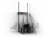 Вертикальная платформа - подъемник для инвалидов ПТУ-001 из нержавеющей стали в Беларуси